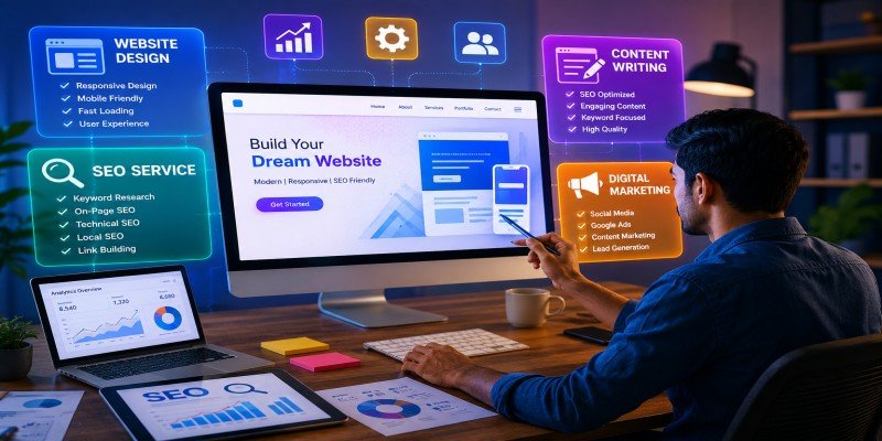 Best Website Design Service in Delhi NCR | SEO & Content Writing
