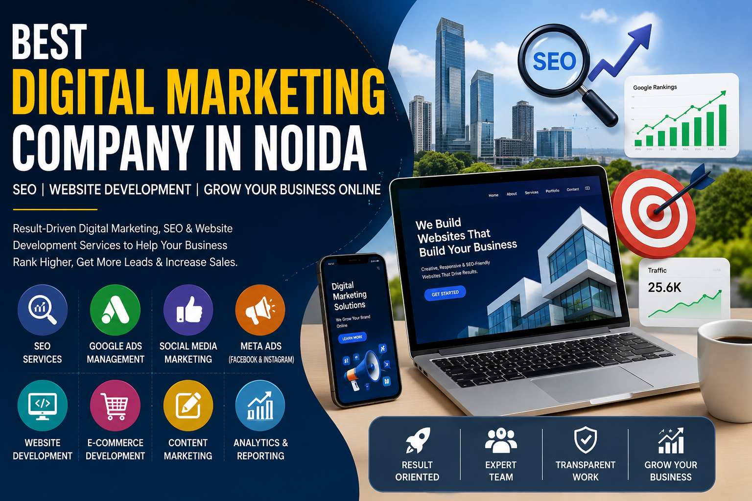 Best Digital Marketing Company in Noida | SEO & Website Development