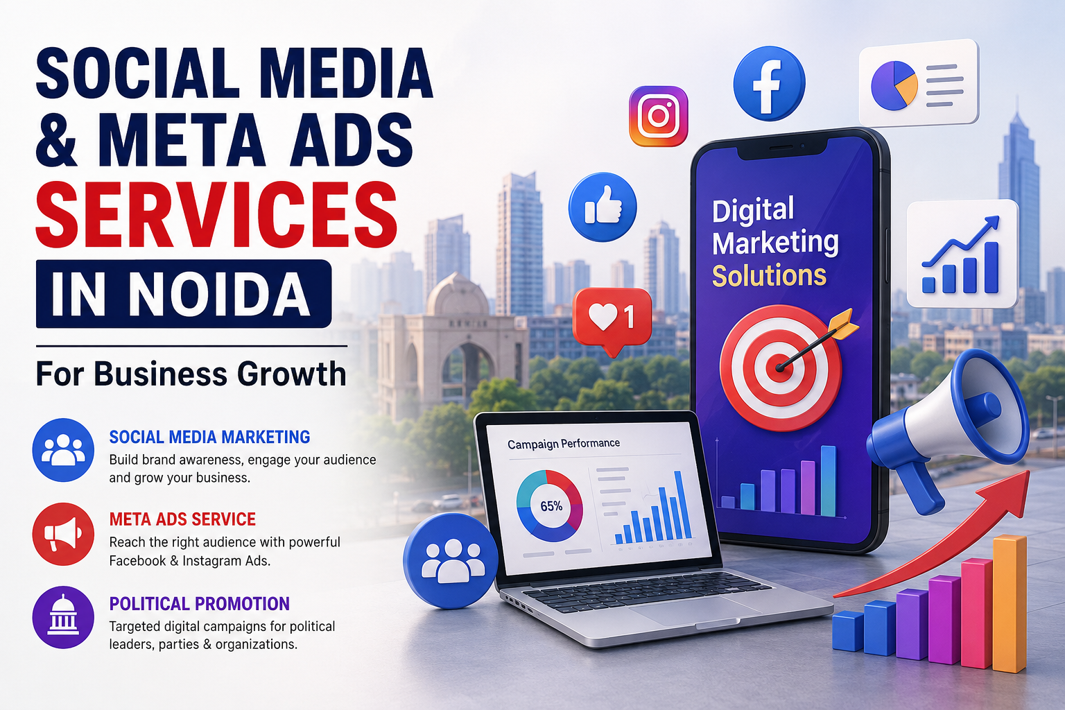 Social Media Marketing and Meta Ads Services in Noida