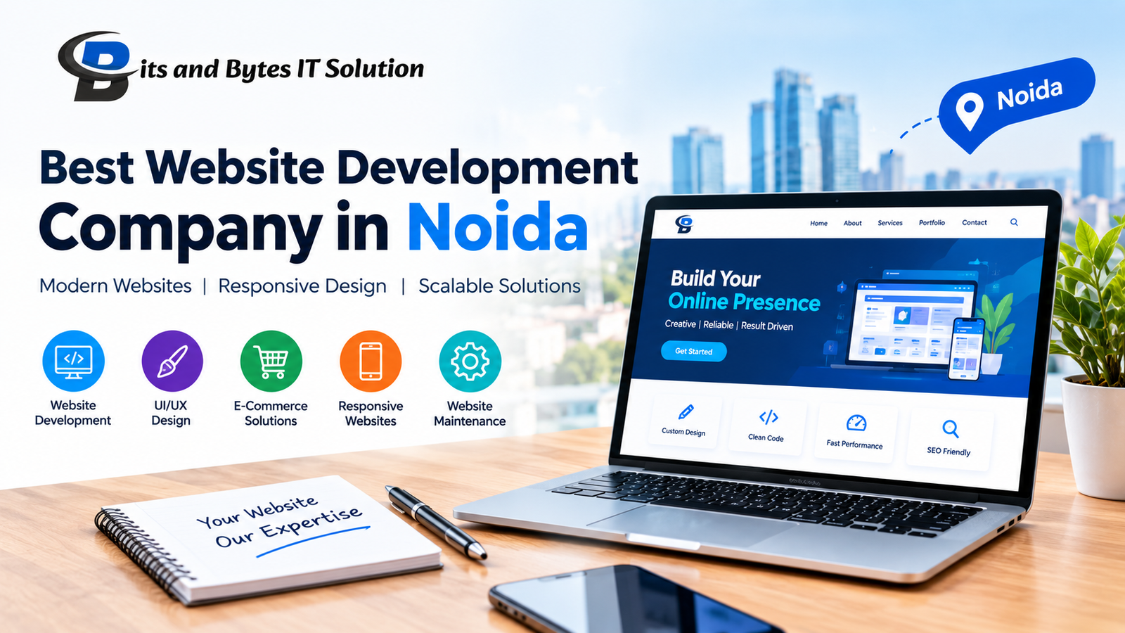 Custom Website Development Company in Noida